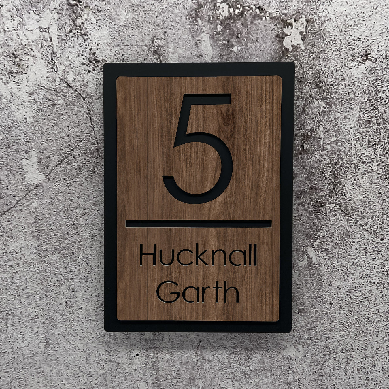 Wooden Effect House Signs