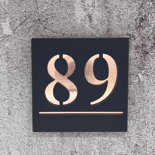 Square Door Number Plaques