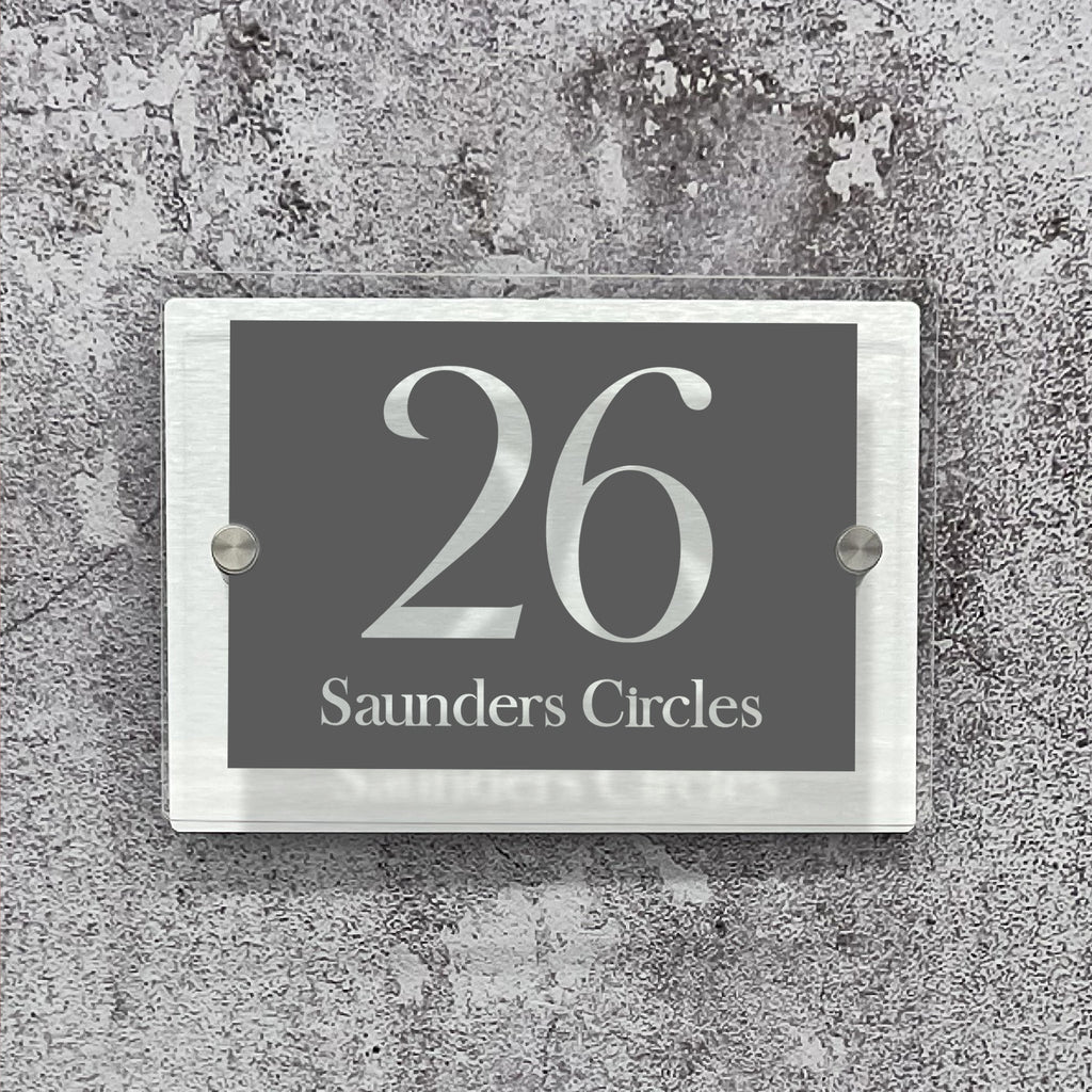 Rectangle House Signs — Perfect House Signs