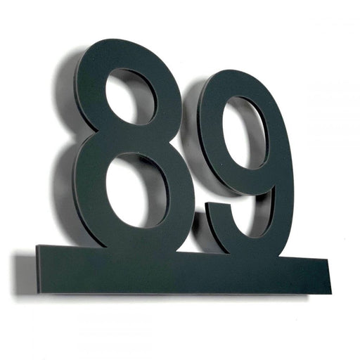 laser cut house number sign